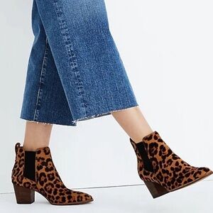 Madewell Leopard Calf Hair Boot